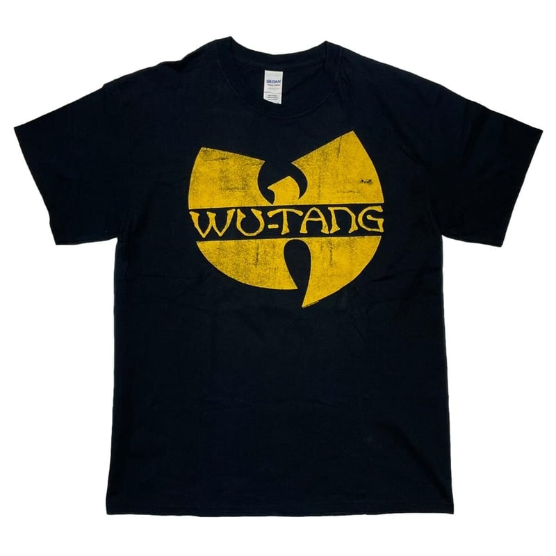 WU-TANG CLAN BIG LOGO GILDAN Ｌ　ウータン WU-TANG CLAN FADED BIG LOGO TEE BLACK GILDAN LA