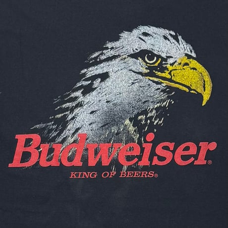 Budweiser BACK EAGLE KING OF BEERS BLACK FITS XL 1852