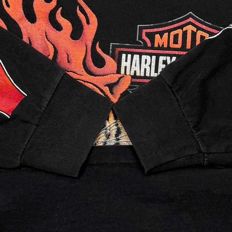 HARLEY DAVIDSON UNTAMED TIGER FLAME BACK EMBLEM