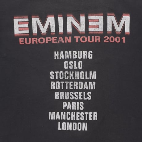 EMINEM EUROPEAN TOUR 2001 SCREEN STARS XL 0833