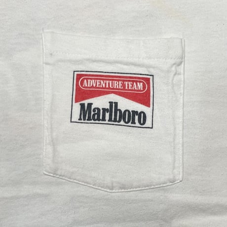 Marlboro ADVENTURE TEAM BOAT POCKET TEE WHITE ADULT ONE SIZE FITS XL 9925