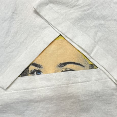 MADONNA BLOND AMBITION STRIKE A POSE 1990 TEE WHITE HANES LARGE 9634