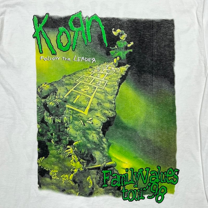 KORN FAMILY VALUE TOUR '98 LS WHITE FRUIT OF TH