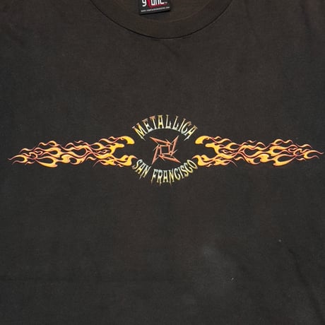 METALLICA SAN FRANCISCO FLAME LS GIANT FITS XL 0002