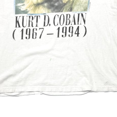 NIRVANA KURT COBAIN MEMORIAL ADULT WHITE FITS LARGE 2661