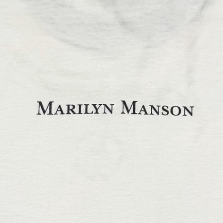 MARILYN MANSON ANTICHRIST SUPERSTAR ANGEL RINGER WHITE ANVIL XL 7673