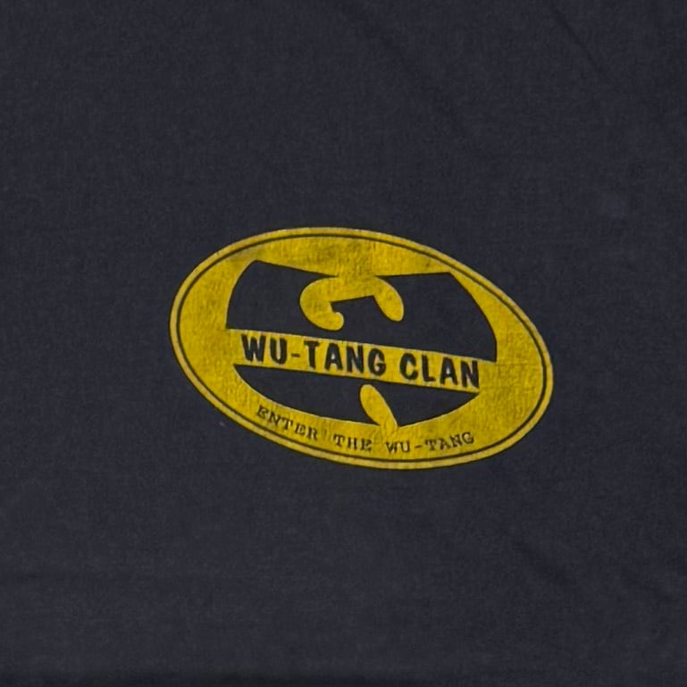 ミュージシャン WU-TANG CLAN BIG LOGO LARGE greatLAnd WU-TANG CLAN ENTER THE WU-TANG BACK MEMBER SCRE