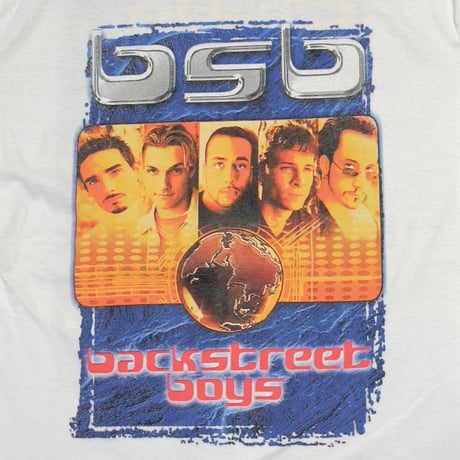 BACKSTREET BOYS SHAPE OF BSB MY HEART LS WHITE XL 7762