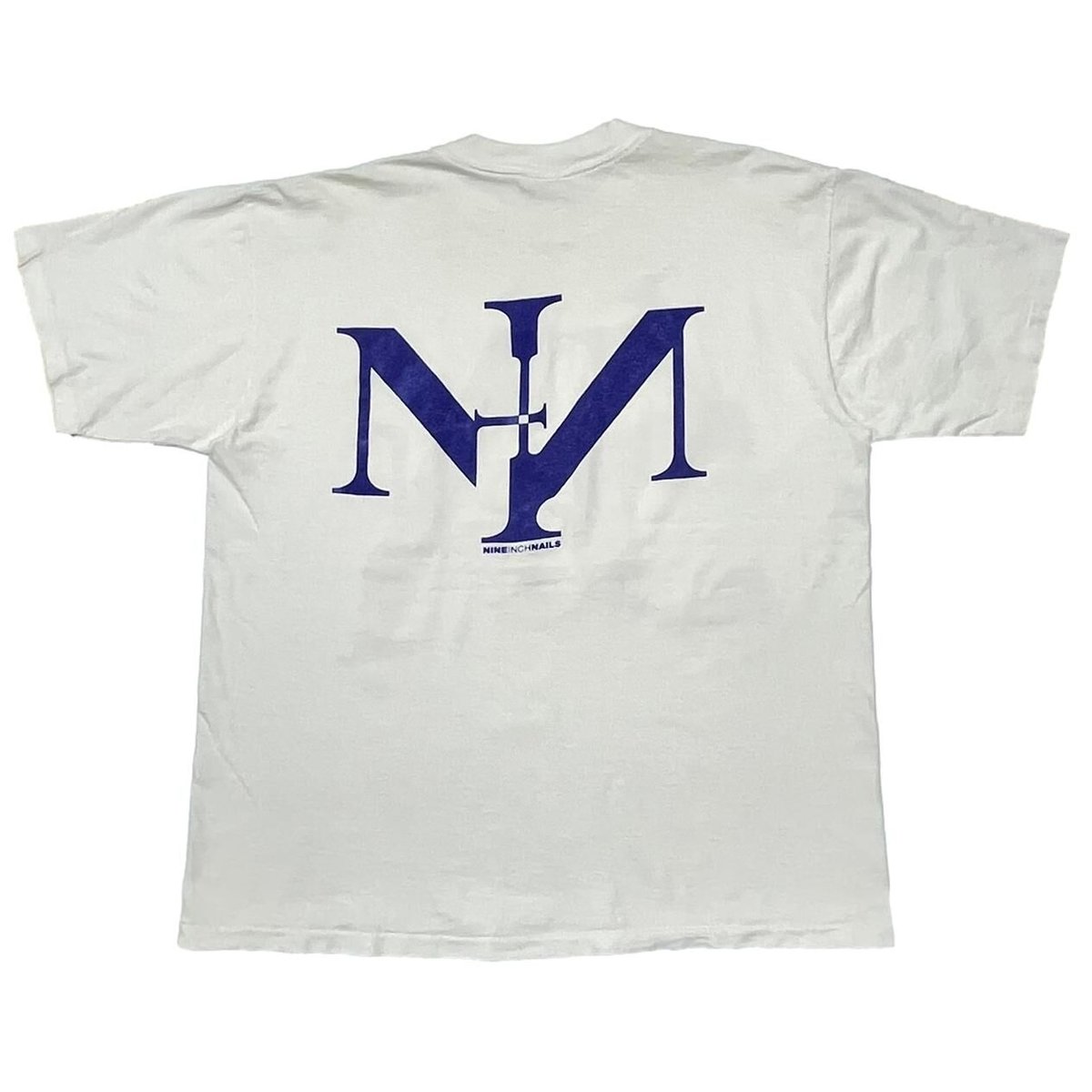 NINE INCH NAILS SIN LOGO WHITE ALL SPORT XL 577 NINE INCH NAILS SIN LOGO WHITE ALL SPORT XL 577