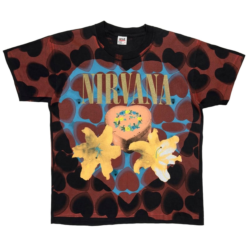 NIRVANA HEART SHAPED BOX anvil LARGE 0277 | gre