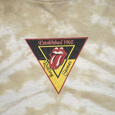 THE ROLLING STONES TIE DYE 1997 DRAGON EMBLEM TEE DELTA XL 3277