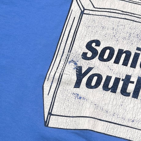 SONIC YOUTH WASHING MACHINE DOUBLE SIDE BLUE FRUIT OF THE LOOM LARGE 6826