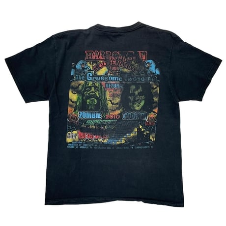 ROB ZOMBIE x ALICE COOPER HALLOWEEN HOOTENANNY TOUR HANES LARGE 3586