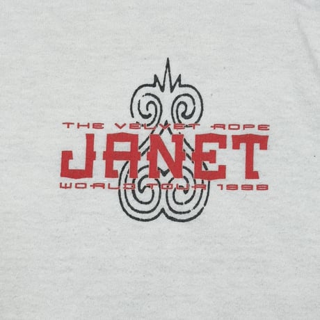 JANET JACKSON THE VELVET ROPE WORLD TOUR 1998 WHITE TULTEX XL 4080