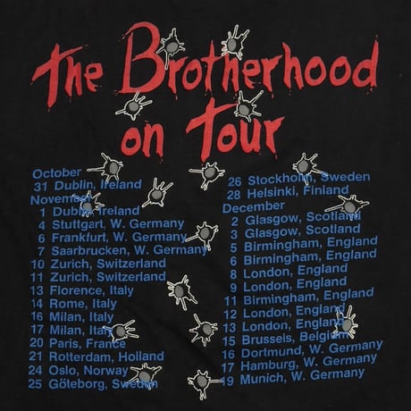 BON JOVI 1988 NEW JERSEY THE BROTHERHOOD ON TOUR LARGE 2180