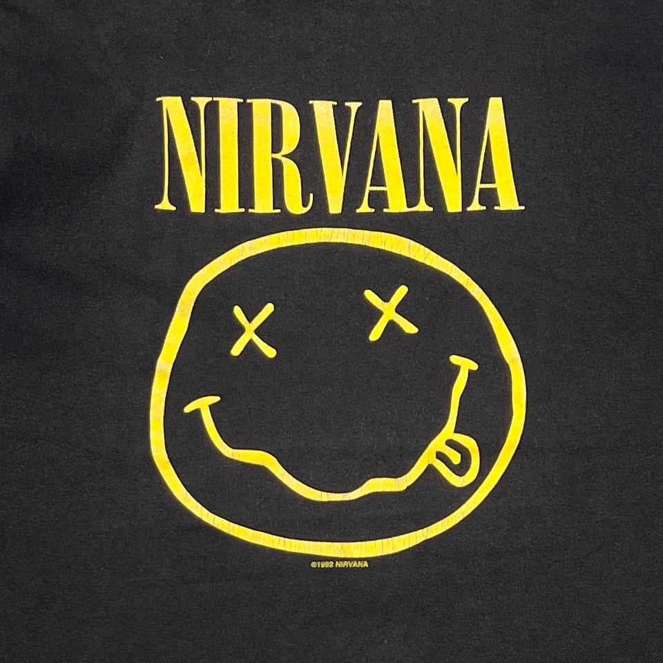 NIRVANA SMILE サイズANVIL L表記 キムタク　今市 NIRVANA ヴィンテージ Tシャツ ロック バンド キムタク スマイル
