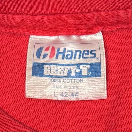 THRASHER PINNED LOGO RED Hanes LARGE 1110