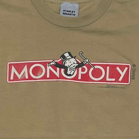 MONOPOLY 1996 STANLEY DESANTIS LARGE TAN 0294