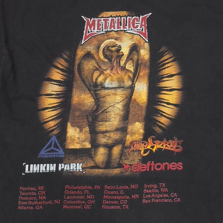 METALLICA SUMMER SANITARIUM 2003 likin park limp bizkit LARGE 8539