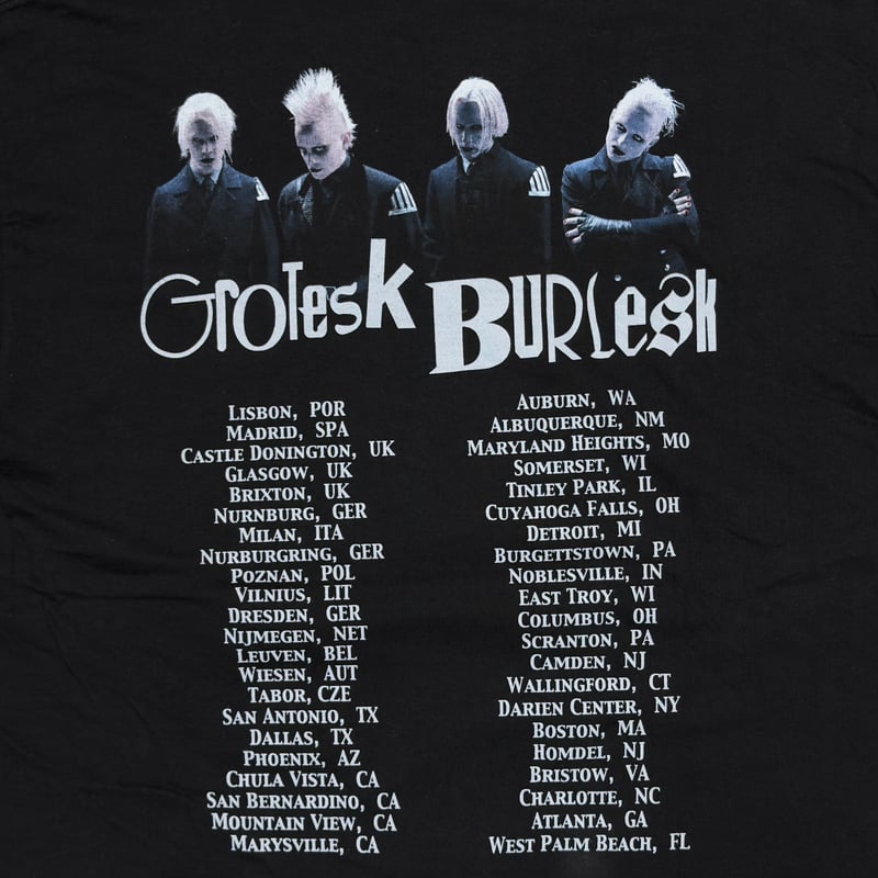 MARILYN MANSON GROTESK BURLESK TOUR M&O XL 9642 MARILYN MANSON GROTESK BURLESK TOUR M&O XL 9642