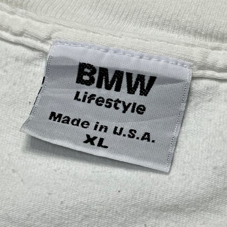BMW EMBLEM LOGO TEE WHITE XL 3485