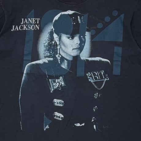 JANET JACKSON 1990 RHYTHM NATION TOUR HANES LARGE 9710