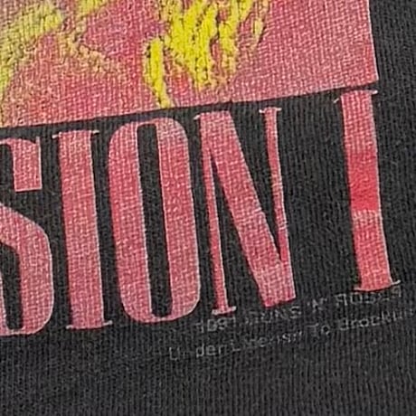 GUNS N' ROSES USE YOUR ILLUSION TOUR DOUBLE SIDE BROCKUM LARGE 8497