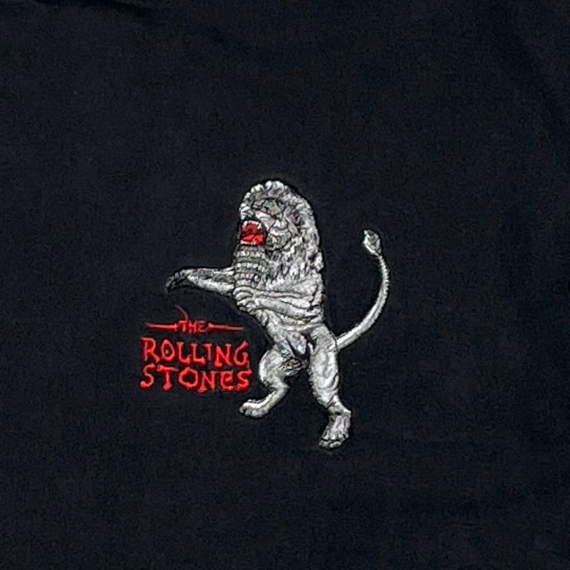 THE ROLLING STONES EMBROIDERY LION BRIDGES TO B