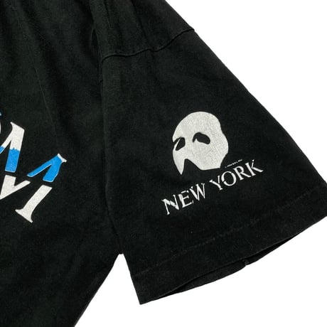 THE PHANTOM OF THE OPERA 1986 NEW YORK FRUIT OF THE LOOM XL 6736