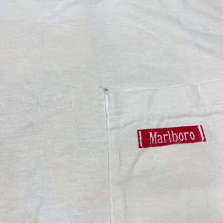 Marlboro CACTUS RODEO COUNTRY STORE POCKET WHITE FRUIT OF THE LOOM XL 6629