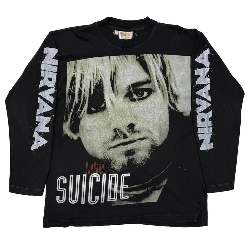 NIRVANA LIVE '91 タンクトップ Mサイズ ２０１５年タグ NIRVANA KURT COBAIN MEMORIAL FACE LIKE SUICIDE