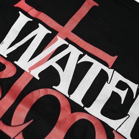 UNTORN WATER BLOOD T-SHIRT BLACK