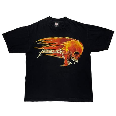 Vintage Metallica T Shirt Pushead Rebel Skulls Logo Rock Band Concert (M)  Giant