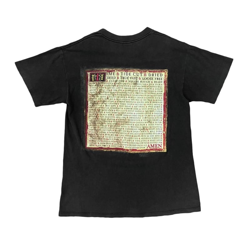 RUSH 1993 COUNTERPARTS TOUR TEE BROCKUM LARGE K