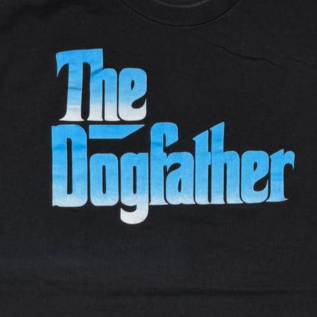 OLD&VINTAGE THE DOGFATHER BLUE TEXT FITS XL 3949