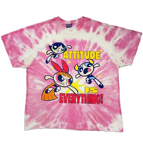 THE POWERPUFF GIRLS MEMBER TEE TIE DYE XL 0923