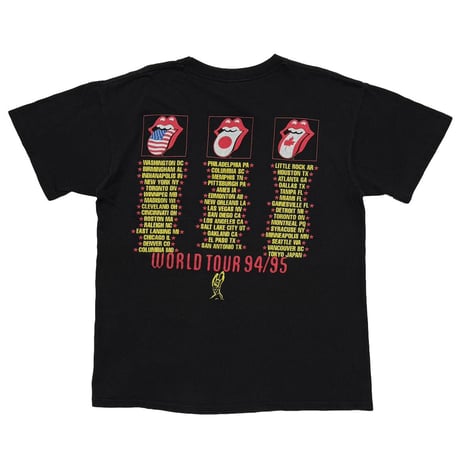 THE ROLLING STONES VOODOO LOUNGE 94/95 BLACK LARGE 3855
