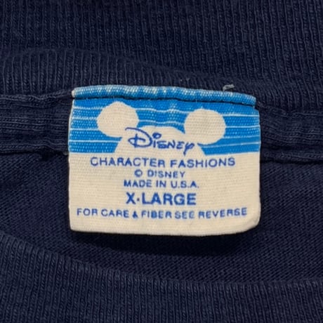 DISNEY VINTAGE WIZZARD MICKEY MOUSE FANTASIA NAVY XL 8039