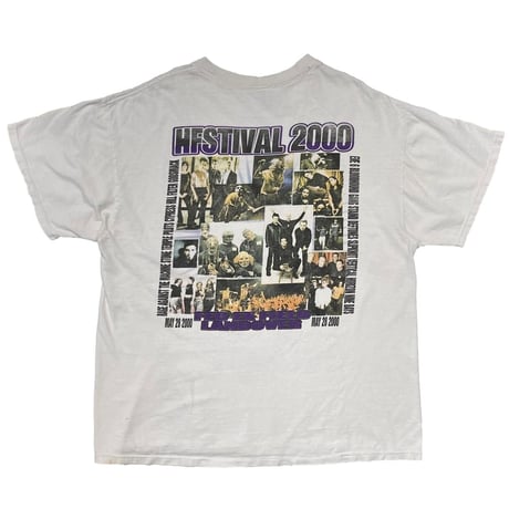HFSTIVAL 2000 FED EX FIELD LANDOVER Slipknot RAGE AGAINST THE MACHINE STP WHITE DELTA XL 0169