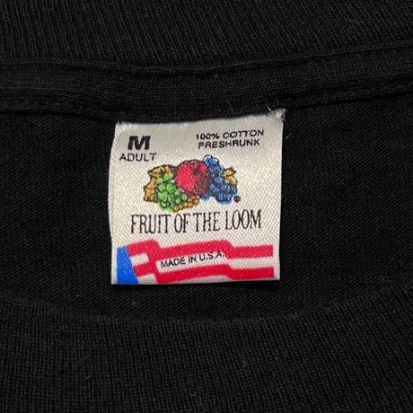 TOILET BOYS PHOTO TEE BLACK FRUIT OF THE LOOM MEDIUM 0119