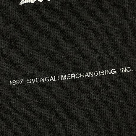 AERO SMITH 1997 9 LIVES WORLD TOUR DOUBLE SIDE PRINT TEE TULTEX XL 0353