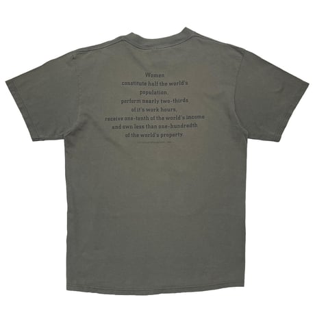 RAGE AGAINST THE MACHINE UNITED NATIONS REPORT 1980 OLIVE GIANT BY TULTEX LARGE 8649