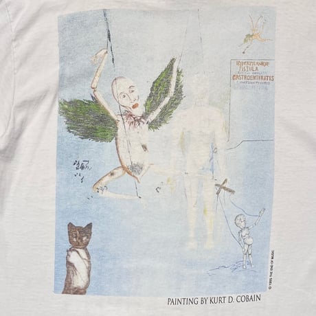 NIRVANA KURT COBAIN MEMORIAL ADULT GIANT BY TULTEX LARGE 9445