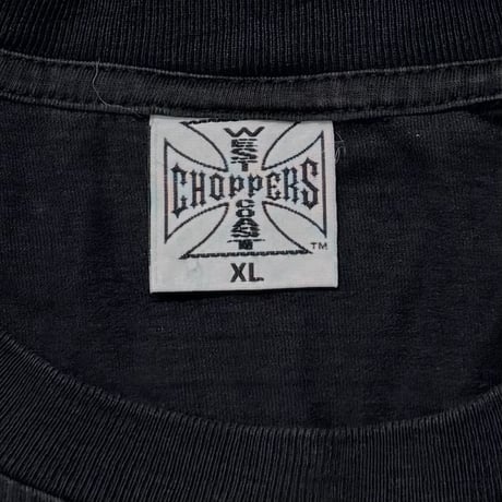 WEST COAST CHOPPERS RED CROSS  LONG BEACH CA LS BLACK XL 7518