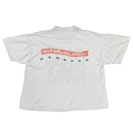 RED HOT CHILI PEPPERS 1995 HAMBURG WHITE FITS XL 5926