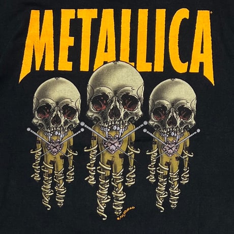 METALLICA PUSHEAD FIXXXER FRUIT OF THE LOOM LARGE 7818