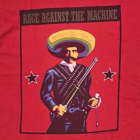 RAGE AGAINST THE MACHINE EMILIANO ZEPATA RED FITS XL 9925