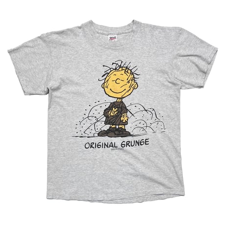 PEANUTS ORIGINAL GRUNGE ASH GREY LARGE 4215