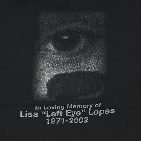 TLC 3D LOGO In Loving Memory of Lisa " Left Eye" Lopes 1971-2002 LS DELTA XXL 0840