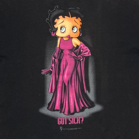 BETTY BOOP GOT SILK? TEE DELTA LARGE 1362